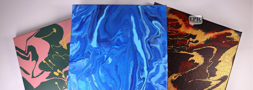 Acrylic Pour Canvas