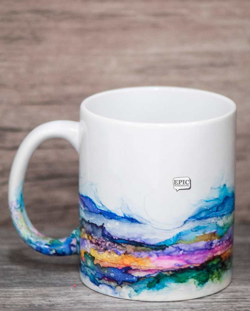 Alcohol Inking Mug