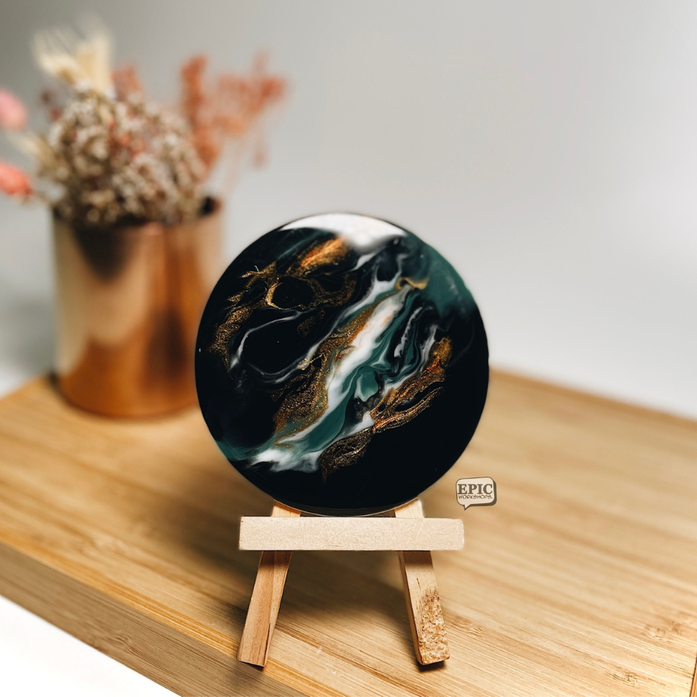 Marble Resin Coaster