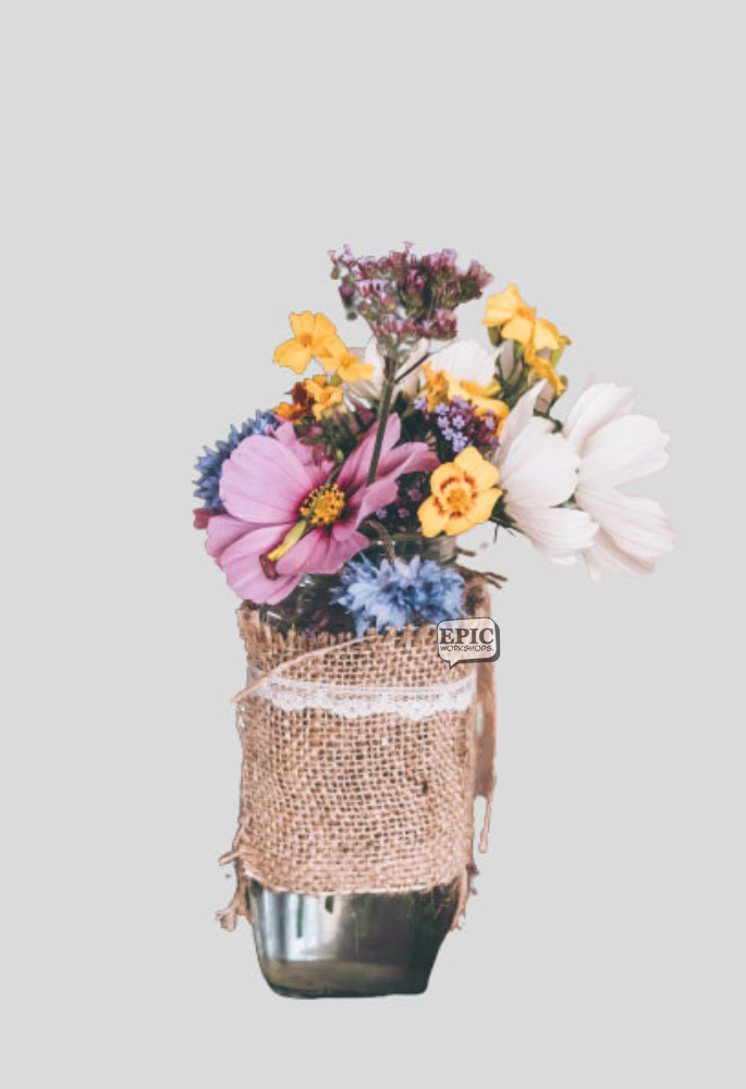 Mason Jar Flower Arrangement