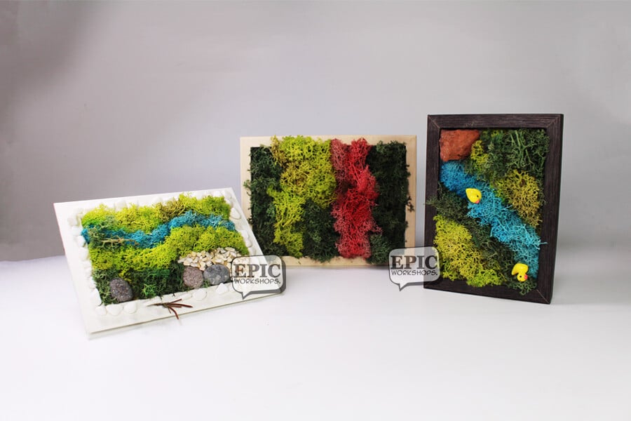 Small Moss Frame (13cm by 18cm)