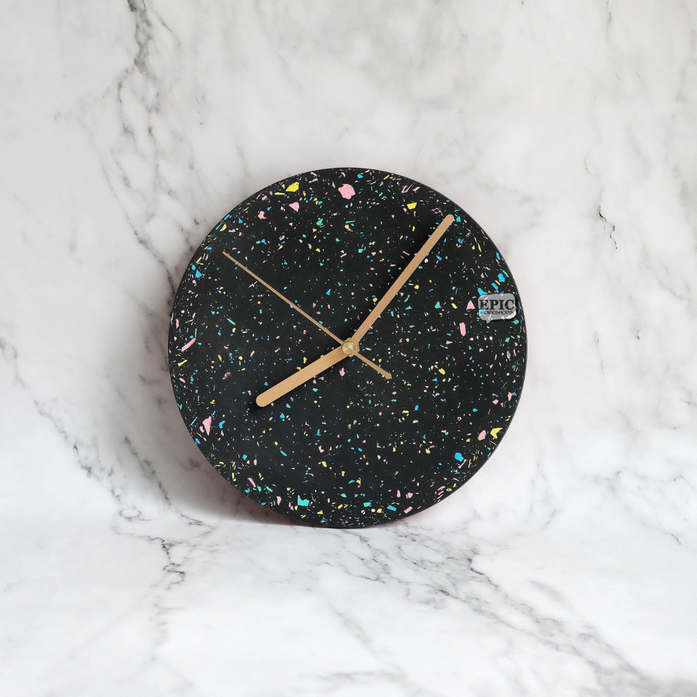 Terrazzo Clock